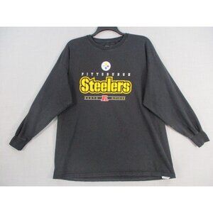 NFL Apparel Pittsburgh Steelers North Division NFL Team Apparel Long Sleeve Grap